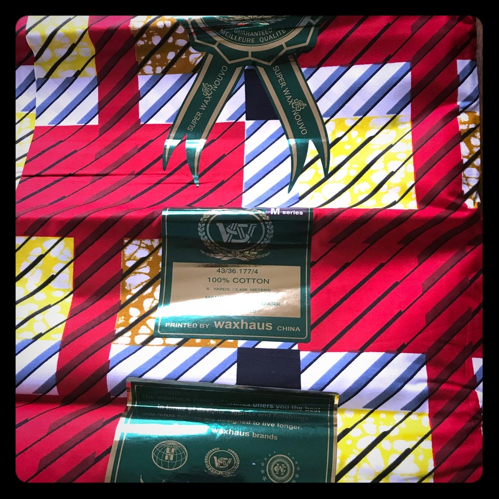 African wax print